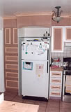 Restauration de portes d'armoires de cuisine en bois massif mélamine, stratifié, thermoplastique, vernis et faux-finis, portes neuves